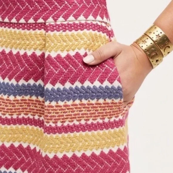 Women’s Anthropologie Striped Morgan Carper Nomad Mini Skirt - Picture 5 of 10